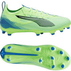 Green Football Shoes Children's Shoes Puma ULTRA PRO FG Kinder, Green 38.5