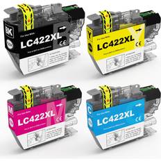 LC422XL Ink Cartridges Compatible for Brother LC-422XL