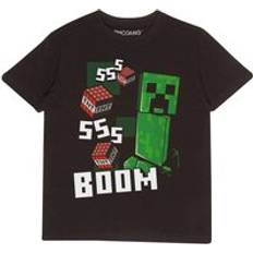 One Size Children's Clothing Minecraft Like Boss T-Shirt Black Years