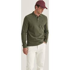 Morris Camden Long Sleeve Polo Olive