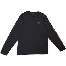 Piping Long Slv Inte - Black