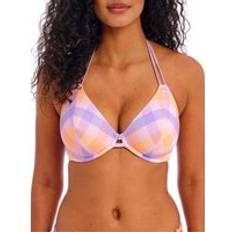 Purple - Women Bikini Tops Freya Harbour Island Halterneck Bikini Top Purple 30FF