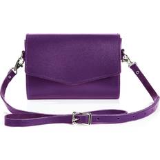 Bags Zatchels Handmade Leather Clutch Bag Purple purple one size