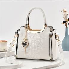 Bags Veishet (White) Trendy Pu Leather Crossbody Bag For Moms Offering Spacious Storage And Chic Style
