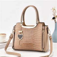 Bags Veishet (Khaki) Trendy Pu Leather Crossbody Bag For Moms Offering Spacious Storage And Chic Style