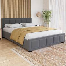 Vida Designs Vanita King Size Bed Frame - Dark Grey