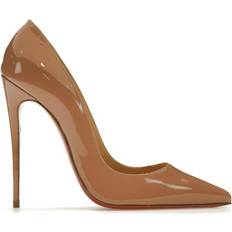 Christian Louboutin Chaussures Christian Louboutin So Kate 120 Pumps Aus Lackleder - Neutral