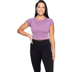 Better Bodies Dam T-shirts Better Bodies Astoria Seamless Tee Strong Purple