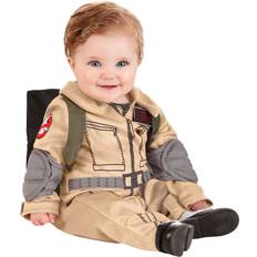 Fun Costumes Ghostbusters Jumpsuit Infant Costume Ghostbuster Black&#47 Brown&#47 Red (0/3mo)