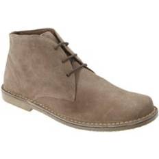 Roamers Real Suede Fulfit Desert Boots Light Sand