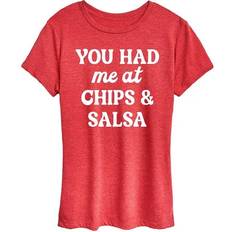 Clothing Women's You Had Me At Chips And Salsa Graphic Tee