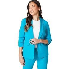 Damen - Türkis Jacketts Dorothy Perkins womens/ladies petite ruched blazer dp5830