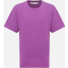 Clothing Off-White Men's Diag Tab Oversized Fit Purple T-Shirt 40/Regular