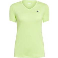 Gröna - Tennis T-shirts Diadora L. Short Sleeve T-shirt Damer Lime