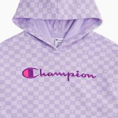 Champion Tops Children's Clothing Champion Big Girl's Hoodie, Checkered Lavender 10/12 (10/12)