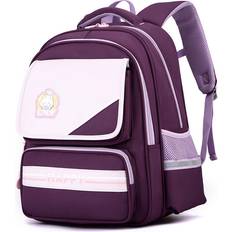 Nylon - Unisex School Bags RYWOLT (Dark Purple) Durable And Lightweight Nylon Kids Backpack Breathable Design For Unisex School Use