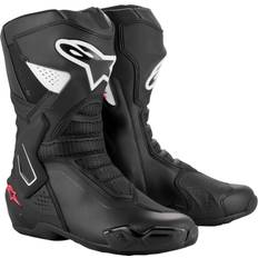 Pink Motorcycle Boots Alpinestars Stella SMX-6 V3 Boots - Black/White/Pink Woman