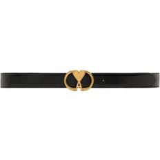 Belts Ami Paris de Coeurbuckle leather belt unisex Calf Leather Black