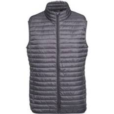 Steel Vests Tribe Fineline Padded Gilet Bodywarmer Dark Grey