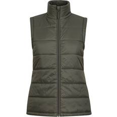 Green - Women Vests Mountain warehouse (14 UK, Khaki Green) Womens/Ladies Essentials Padded Gilet
