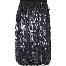 XXXS Skirts Pinko Black Polyester Skirt - Black