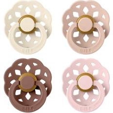 Bibs Bohemian Nappar 4-pack Stl. 1 Rund Blush Mix 0-6 mån Nappar