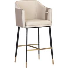 Stools Sunpan Carter Barstool Napa Beige/Napa Tan Seating Stool