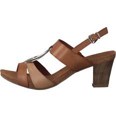 Brown Heels & Pumps Caprice Chenoa Camel Sand Tacones Bajos - Marrón