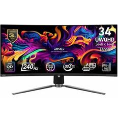 240 Hz - Gaming Monitors MSI MEG 342C QD-OLED Gaming Monitor