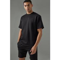 Fleece - Man T-shirts boohooMAN Active Pro Fleece Oversized T-shirt - Black