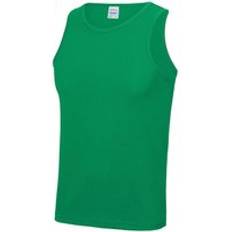 Green Tank Tops AWDis Just Cool Sports Gym Plain Tank Vest Top Pale Green