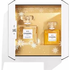 Y eau de parfum 100ml Chanel N°5 Case Gift Set EdP 50ml + Body Oil 100ml