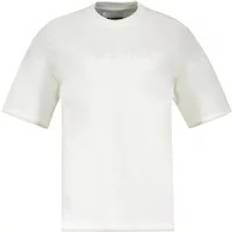 Sander-Logo Print T Shirt Bianco-Uomo White