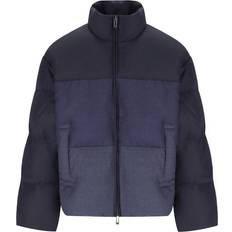 Emporio Armani Herr Jackor Emporio Armani Polyester Vadderad Jacka - Blue