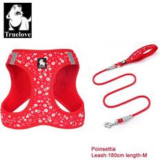 Pets Maxpower Floral Mesh Pet Harness & Leash Set S - Soft