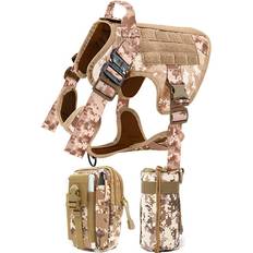 Pets Maxpower Military Large Dog Harness L - Brown Camo