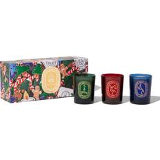 Résine Bougies Parfumées Diptyque Set 3 x 70 g Scented Candle