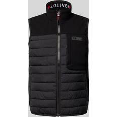 Homme - Tissu Gilets Regular Fit Steppweste mit Kontrast-Details