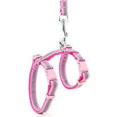 Pets Maxpower Pink Reflective Nylon Cat Pet Collar Harness