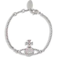 Vivienne Westwood Mayfair Bas Relief Crystal Bracelet - Gold