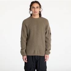 C.P. Company Knitted Sweaters Jumpers C.P. Company Lambswool Grs Crew Neck Full Knit - Black/Walnut