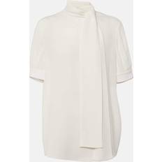 Women - XXXS Blouses Valentino Silk georgette blouse white (UK 4)