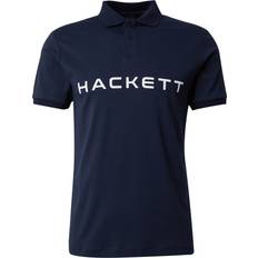 Hackett London Essential Chest Logo Polo Shirt Navy, Navy, 2Xl, Men