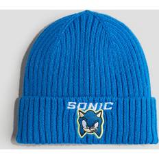 H&M Boys Blue Appliquéd beanie 6-10Y