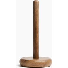H&M Küchenrollenhalter aus Holz - Beige Küchenpapierhalter 31cm