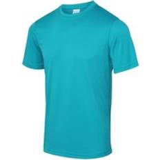 Sportswear Garment - Turquoise Clothing AWDis Just Cool Performance Plain T-Shirt Turquoise