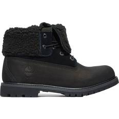 Timberland Authentic Mid Leather Textile Women's Ankle Boots Black Women x