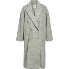 Uld Frakker Object Frakke objBelice LO Long Coat Cc1 AW Grå