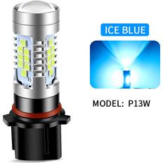 Aihontai 2pcs Xenon White P13W Canbus LED Bulbs