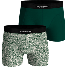 Björn Borg Premium Cotton Stretch Boxer 2-pack Grön